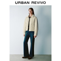  URBAN REVIVO 简约翻领 女士羽绒服