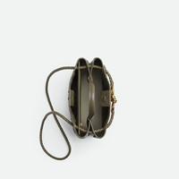 BOTTEGA VENETA BV 女士小号ANDIAMO手提斜挎包bv 柏树绿 均码