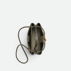BOTTEGA VENETA BV 女士小号ANDIAMO手提斜挎包bv 柏树绿 均码