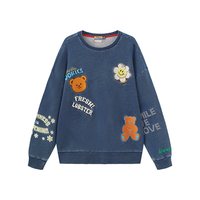 wiggle wiggle 韩风少女宽松圆领卫衣 WGMTF38002