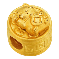  3DG Jewellery/金至尊 珐琅硬金 黄金转运珠吊坠