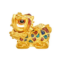  3DG Jewellery/金至尊 珐琅硬金 黄金转运珠吊坠