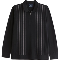  Abercrombie & Fitch 半拉链设计 男士针织毛衣 黑色 M (180/100A)