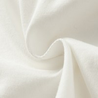  DAVE&BELLA/戴维贝拉 女童纯棉T恤 米白-面料展示 