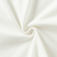  DAVE&BELLA/戴维贝拉 A类 儿童长袖半高领T恤 白色-面料展示 