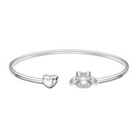  潮色绘 999足银 纯银手镯