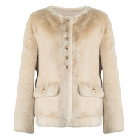  Roey s house 环保皮草 女士皮毛一体外套