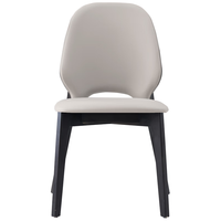  QuanU/全友 软包久坐舒服不累 餐椅 【银霜灰】云弧椅*2