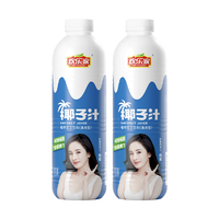 HUANLEJIA 欢乐家 果肉型 椰子汁 植物蛋白饮料 920g*2瓶