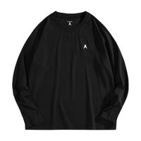 PEACEBIRD MEN 太平鸟男装 男士圆领长袖T恤 BYDCC3G05 黑色 XXXL