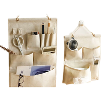  圆本 悬挂式 布艺墙挂式收纳挂袋