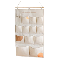  圆本 门后悬挂 布艺收纳挂袋