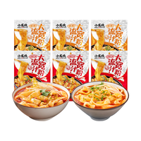  小龙坎 流汁大宽粉 方便速食粉条 调料  流汁大宽粉6连包 袋装 1608g