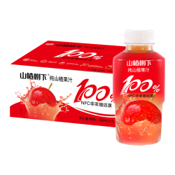 冠芳 山楂树下 NFC非浓缩还原山楂果汁饮料 350ml*15瓶
