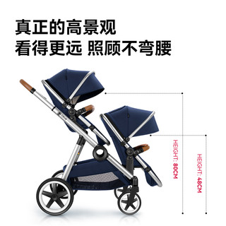  Qtus/昆塔斯 可折叠 婴儿推车 Q11Duetpro单座_卡其色