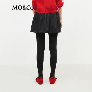  MO&Co./摩安珂 弹力松紧腰 女士半身裙 拉链插兜