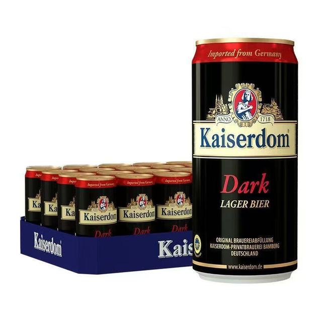 凯撒 精酿黑啤酒 250ml*24罐  德国原装进口