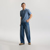 Lee 翻领小Logo徽标 男士短袖polo衫 蓝灰色