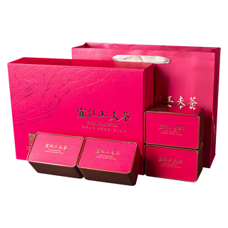  简小禾 高山茶叶 宜红功夫红茶 宜红工夫茶礼盒100g*4盒