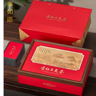  简小禾 高山茶叶 宜红功夫红茶 宜红工夫茶礼盒100g*4盒