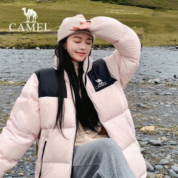 骆驼 户外羽绒服男女款加厚保暖面包服A33CAPN163