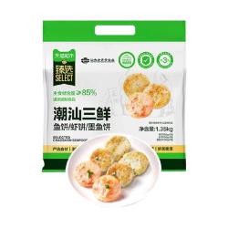 天猫超市 猫超臻选潮汕鱼虾墨鱼饼组合1.35kg/内9包