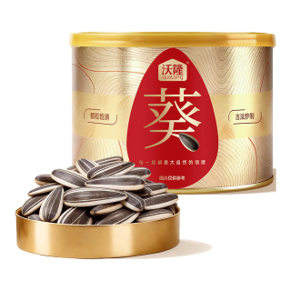 沃隆 原味葵花籽 200g 罐装