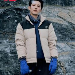 new balance 男女防泼水户外保暖羽绒服 AMJ53362