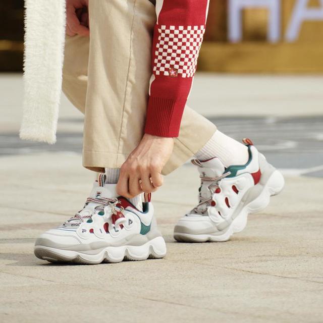 FILA 碗豆鞋 男鞋运动休闲鞋 F12M511109FSC