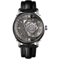 BEILUNSI 贝伦斯 转子系列 42毫米自动上链腕表 BHR022 战斗灰皮带款