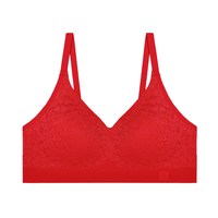 爱美丽 夹心软支撑红内衣女本命年无钢圈文胸罩