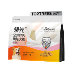 领先 低温烘焙无谷全价狗粮 羊奶鸡味 1.5kg