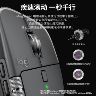  logitech/罗技 静音 无线蓝牙鼠标  太空黑