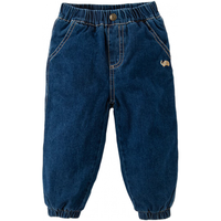 戴维贝拉（DAVE＆BELLA）儿童牛仔裤男童棉裤洋气幼儿长裤加厚小童休闲裤冬童裤 牛仔蓝 90cm（身高80-90cm）