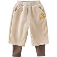  DAVE&BELLA/戴维贝拉 假两件 儿童长裤