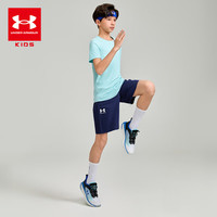  UNDER ARMOUR/安德玛 透气 儿童运动短裤 黑蓝 150