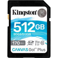 Kingston 金士顿 SDG3 SD存储卡 512GB(UHS-I、V30、U3)