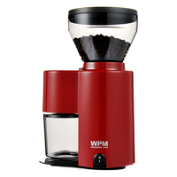  WPM/惠家 专业锥刀 咖啡研磨机  红色