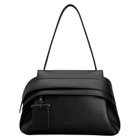 TOD'S 2026春夏女士WAVE小号皮革手袋 黑色