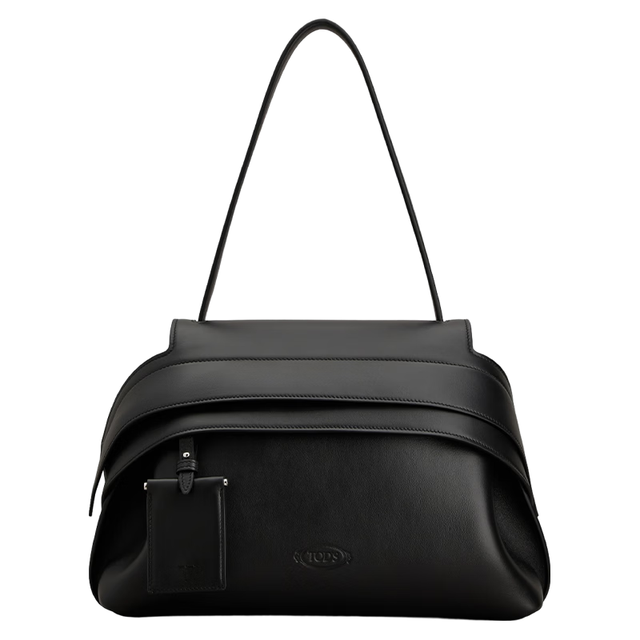 TOD'S 2026春夏女士WAVE小号皮革手袋 黑色