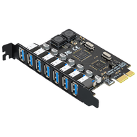 EB-LINK 七口USB转接 PCI-E转USB3.0扩展卡