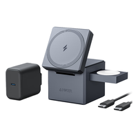Anker 三合一充电 磁吸无线充电器 30W快充头 1.5m数据线 单Type