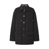  MO&Co./摩安珂 西部复古风 女士外套 黑褐色 XS /155