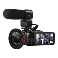  ORDRO/欧达 4K红圈超广角 摄像机+电池+128G存储卡+三脚架+降噪麦+广角增距镜