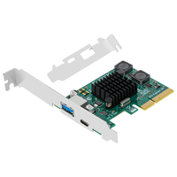 EB-LINK 高速双接口 PCIE转USB3.1扩展卡+Type-C接口