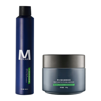 MKAK 哑光质感 男士发泥+发胶 400ml+100g