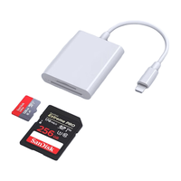  那物 支持SD卡 手机相机读卡器 SD卡 TF内存 OTG USB传输线