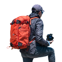 山木 户外 摄影包 橙色