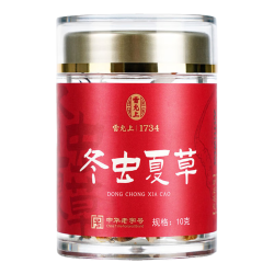 雷允上 高性价比 特大号冬虫夏草10g（赠干制人参(整支)礼盒装100g）