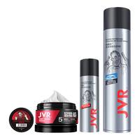  JVR/杰威尔 强塑型持久定型 男士发泥发膏套装  338ml+80g